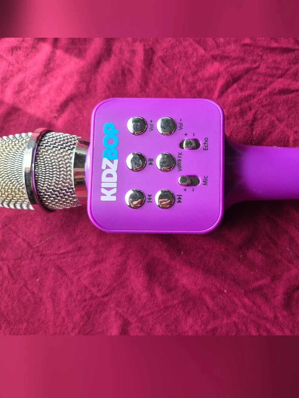 Kidz Bop Bluetooth Karaoke Microphone Purple Move2Play Like NEW